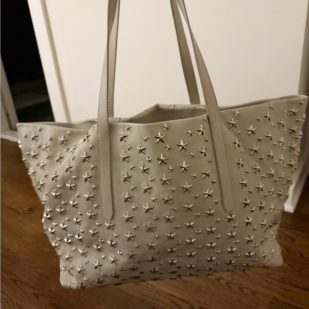 Jimmy Choo Cream Star Studded